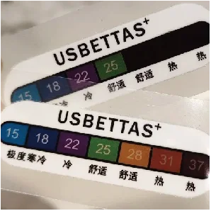 Temperature scale labels
